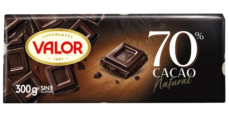 CHOCOLATE VALOR 70% 300g.