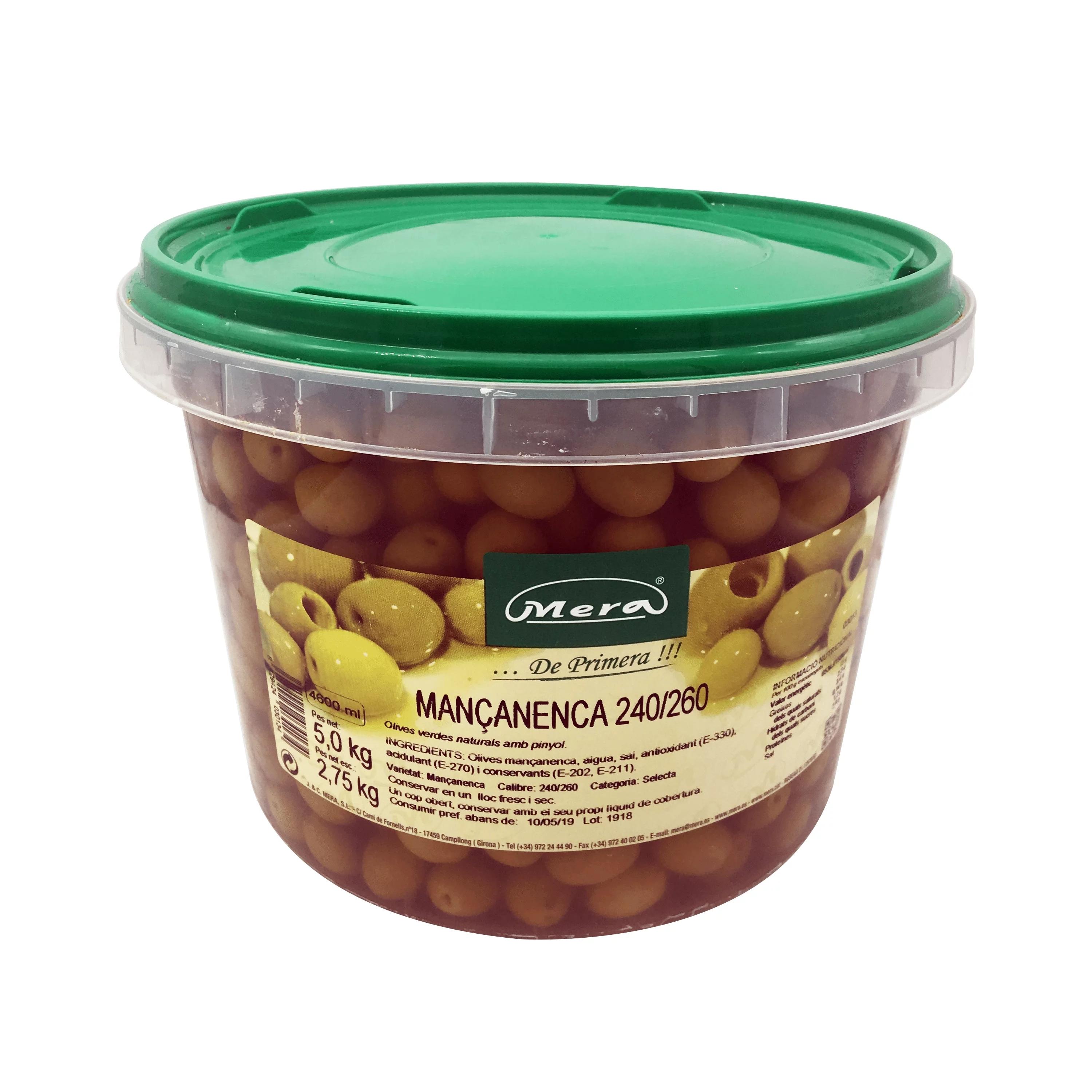 OLIVES MANZANILLA 240 2,75 KG.