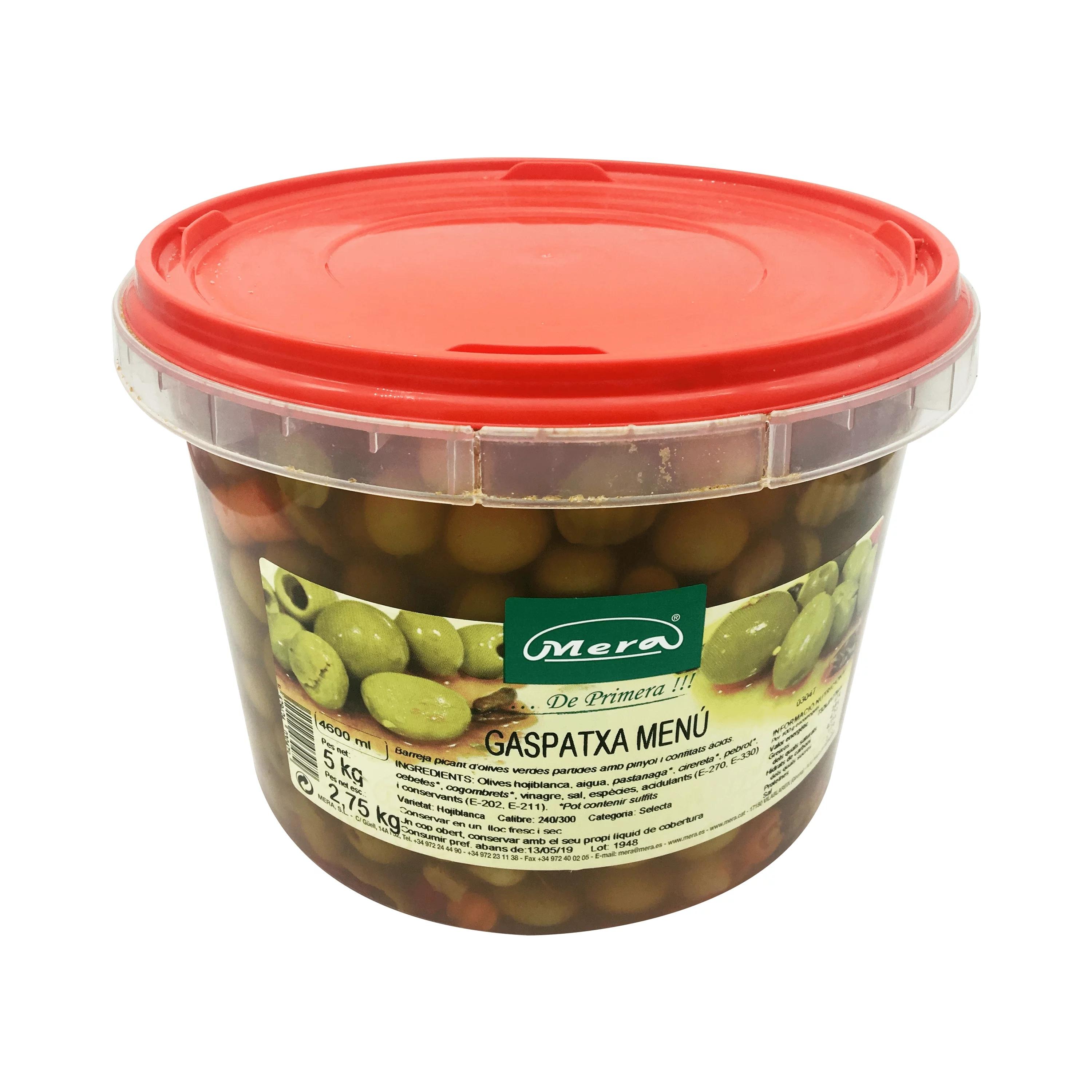 OLIVES GAZPACHAS 2,750 Kg.