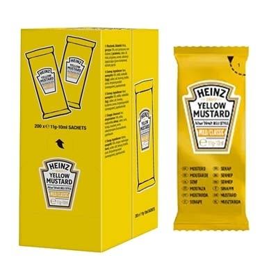 MOSTAZA SOBRES HEINZ 10ml(200)