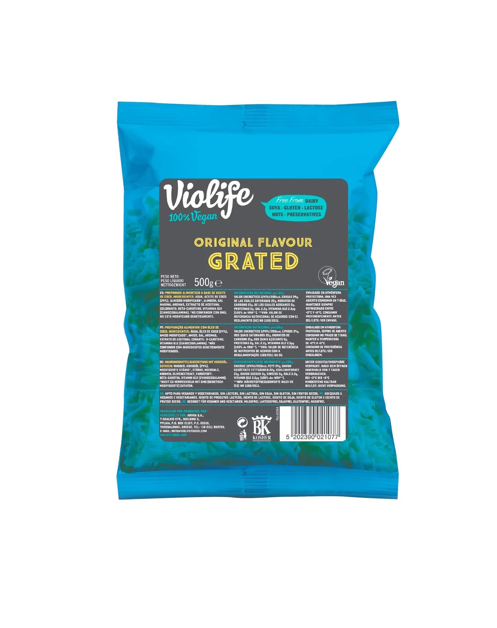 VIOLIFE RALLADO TIPO GOUDA 500 G.