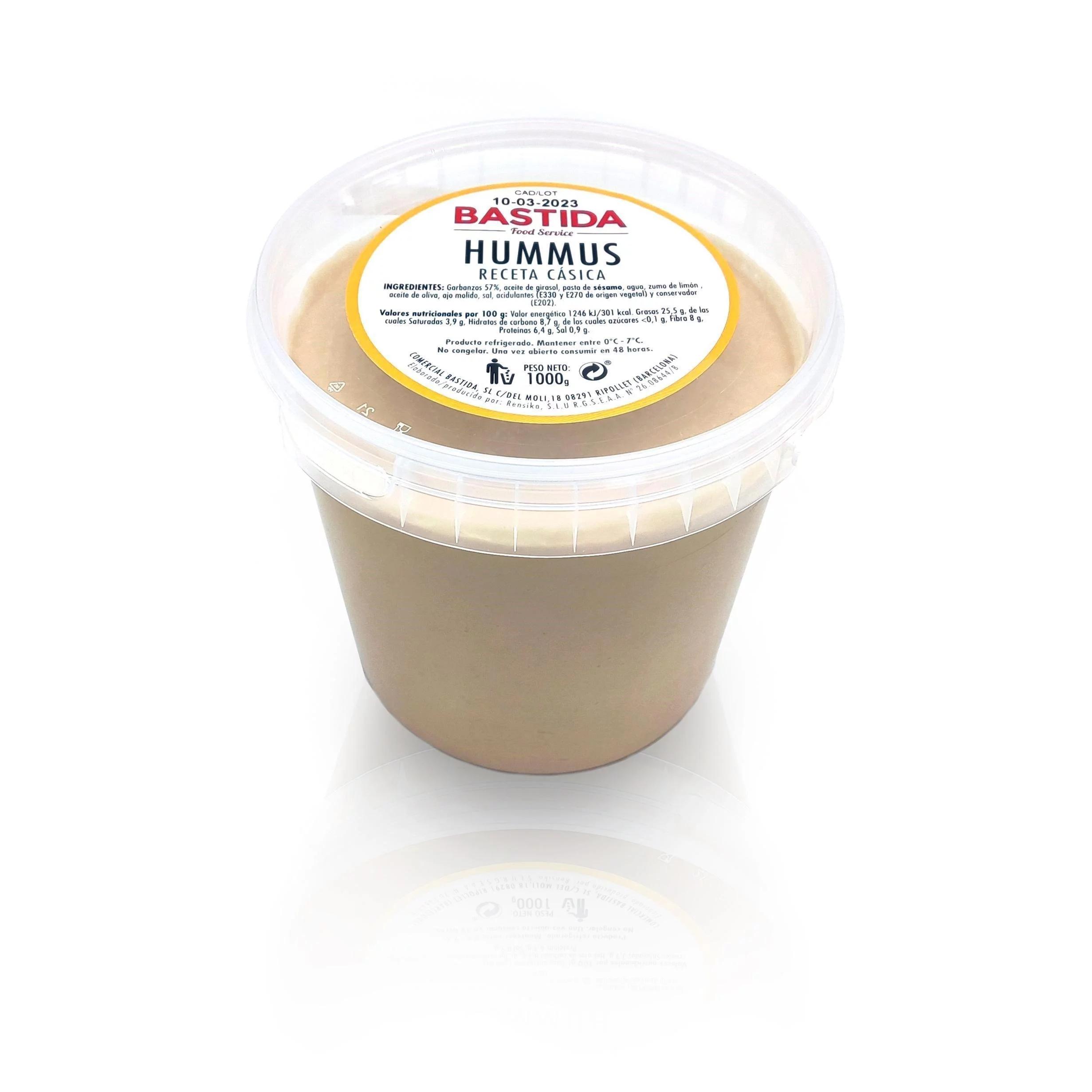 HUMMUS REFRIGERADO.6X1KG.CLÁSICO