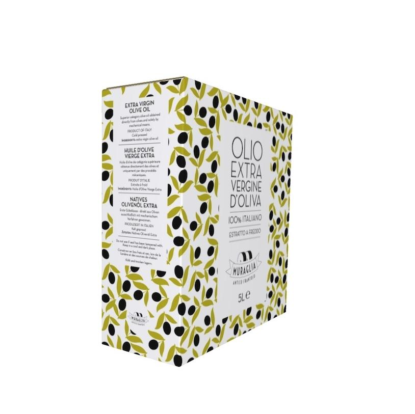 BAG IN BOX OLIO EVO FRUTTATO MEDIA  5L.