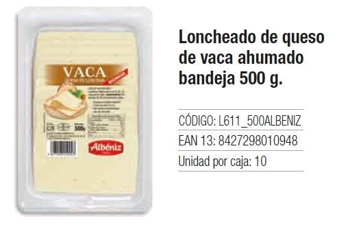 LONCHAS QUESO AHUMADO 500gr