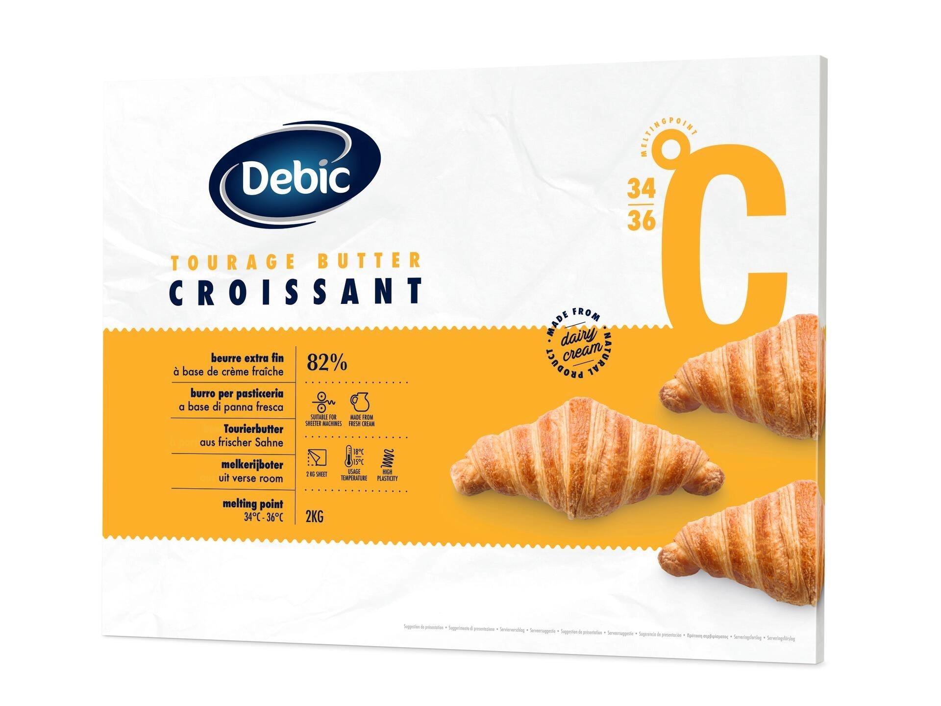 DEBIC MANTEQUILLA PLACA CROISSANT 5x2 Kg.